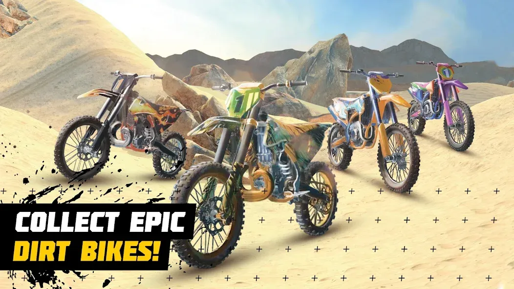 Dirt Bike Unchained: MX Racing (Дерт Байк Анчейнд)  [МОД Unlocked] Screenshot 1