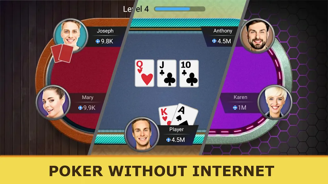 Poker Offline: Texas Holdem  [МОД Меню] Screenshot 2