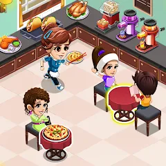 Взломанная Cooking Restaurant Kitchen (Кукинг Ресторан Китчен)  [МОД Unlimited Money] - полная версия apk на Андроид