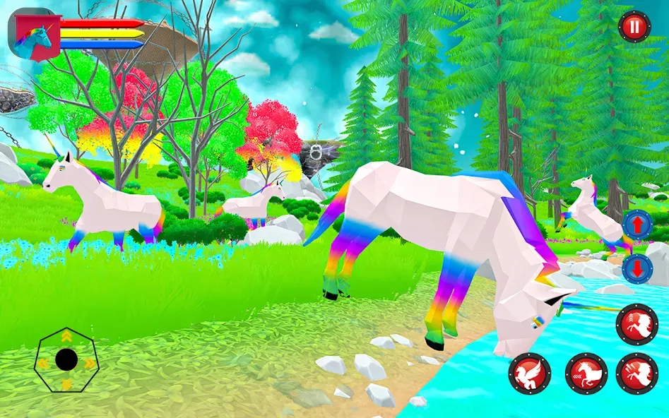 Flying Unicorn Pegasus Games  [МОД Mega Pack] Screenshot 2