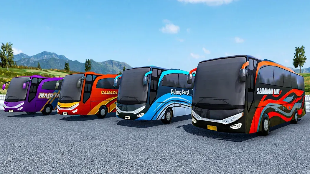 Highway Bus Simulator Bus Game  [МОД Бесконечные монеты] Screenshot 3