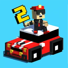 Взломанная Smashy Road: Wanted 2 (Смэши Роуд)  [МОД Бесконечные монеты] - последняя версия apk на Андроид