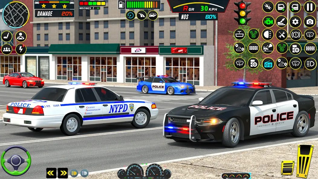 US Police Car Parking - King  [МОД Mega Pack] Screenshot 3