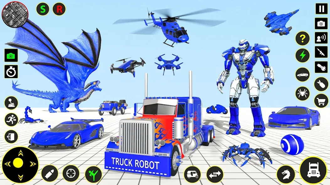 Truck Game - Car Robot Games  [МОД Все открыто] Screenshot 1