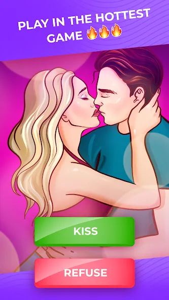 Kiss Me: Kissing Games 18+ (Кисс Ми)  [МОД Menu] Screenshot 1