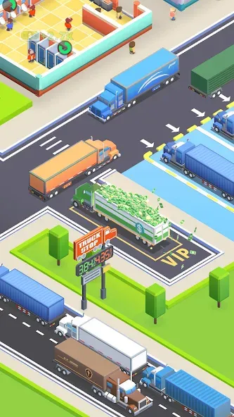 Travel Center Tycoon  [МОД Все открыто] Screenshot 1