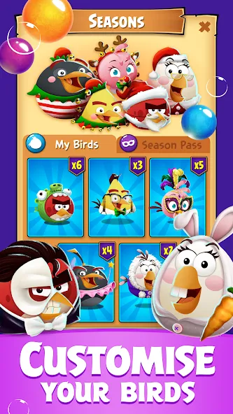 Angry Birds POP Bubble Shooter (Энгри Брдс ПОП Бабл Шутер)  [МОД Unlimited Money] Screenshot 5