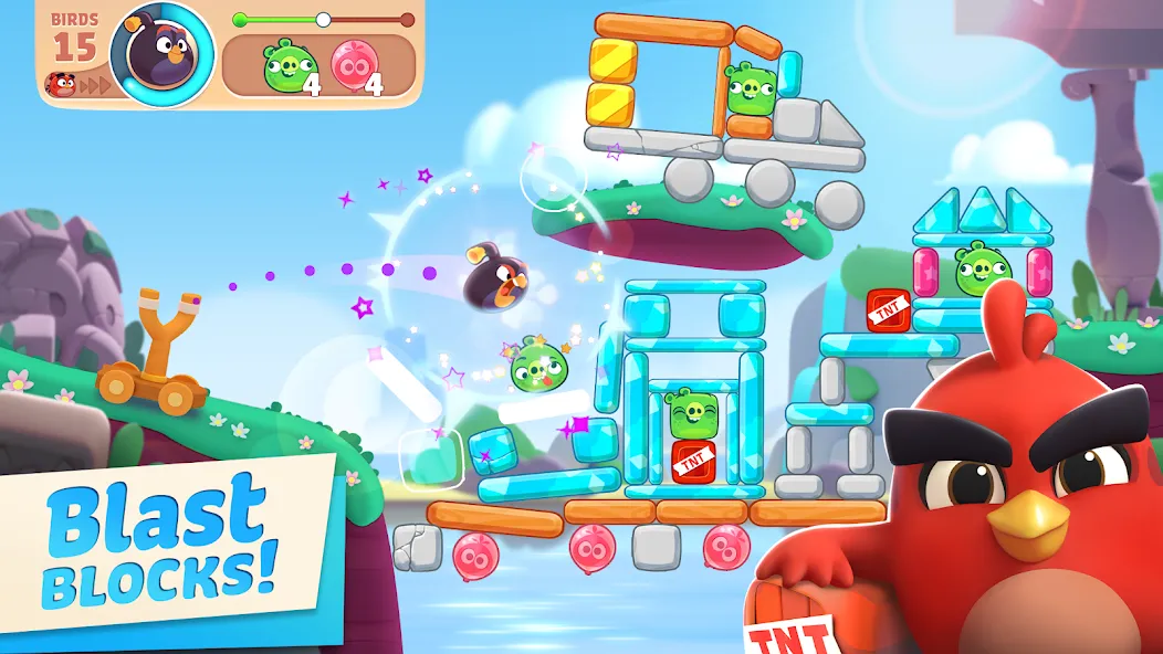 Angry Birds Journey (Энгри Бердс Джорни)  [МОД Меню] Screenshot 1