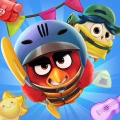 Взломанная Angry Birds Match 3 (Энгри Бердс Матч 3)  [МОД Unlimited Money] - последняя версия apk на Андроид