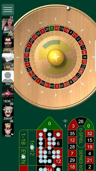 Roulette Online  [МОД Все открыто] Screenshot 1