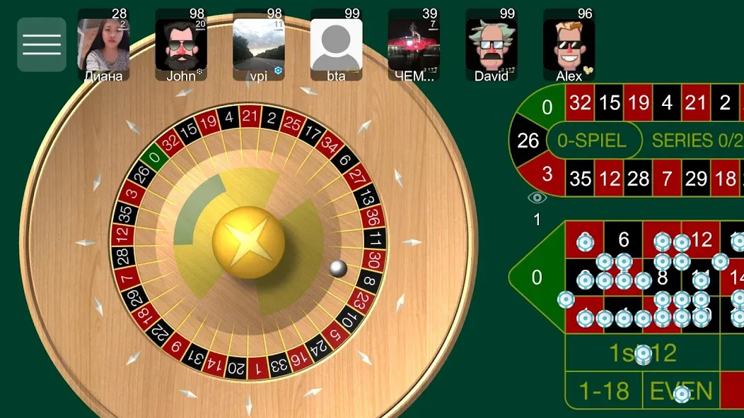 Roulette Online  [МОД Все открыто] Screenshot 3