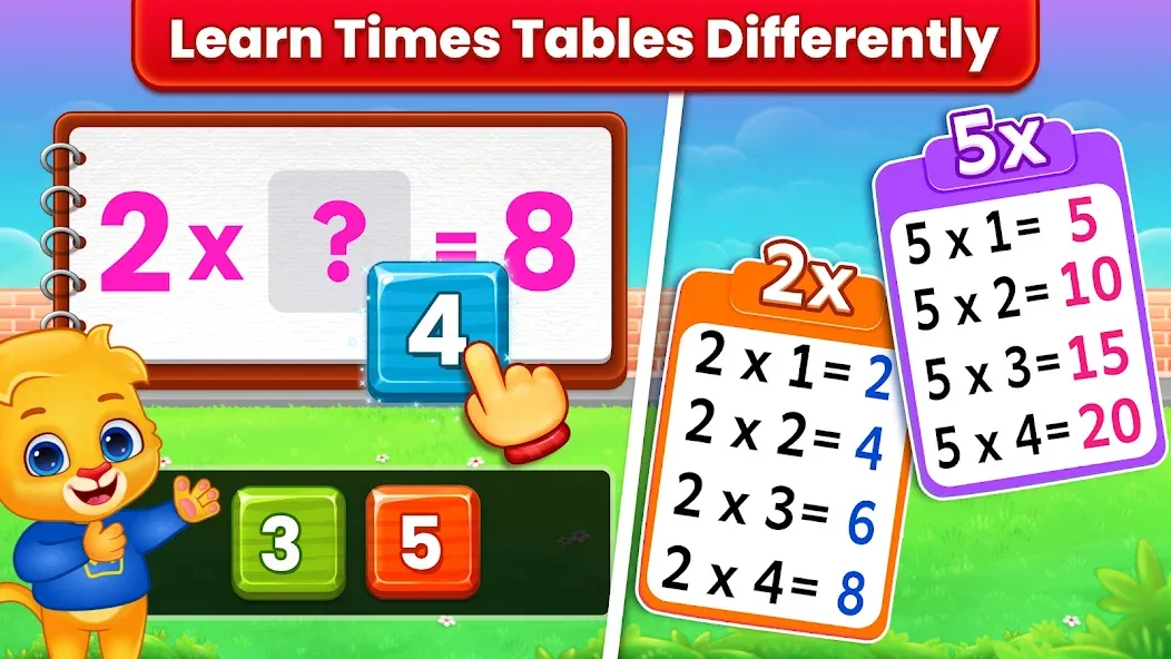 Kids Multiplication Math Games  [МОД Unlocked] Screenshot 2