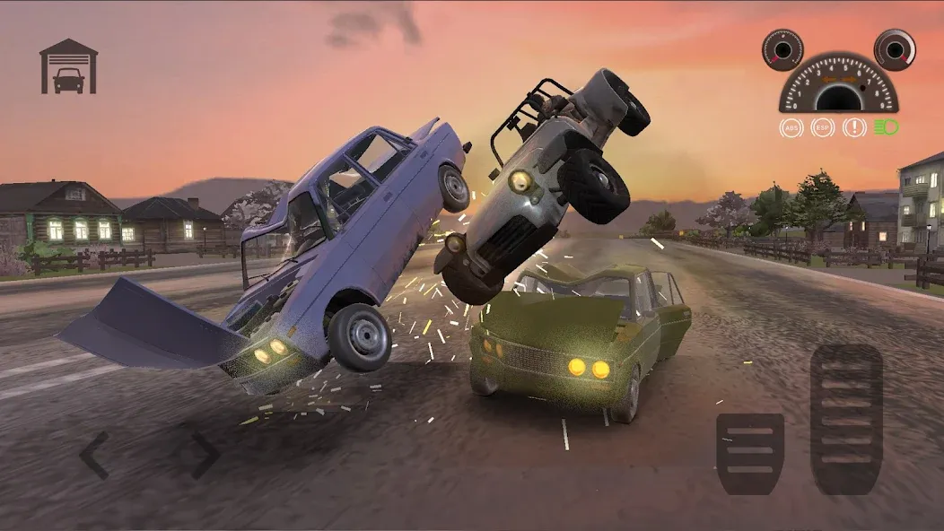 Car Crash Racing - Russia (Кар Краш Рейсинг)  [МОД Много монет] Screenshot 1