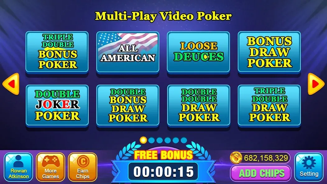 Video Poker Games - Multi Hand (Видео покер игры)  [МОД Все открыто] Screenshot 2