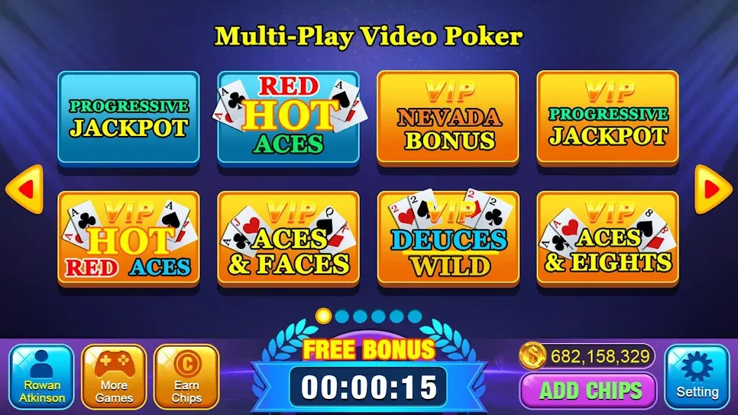 Video Poker Games - Multi Hand (Видео покер игры)  [МОД Все открыто] Screenshot 3