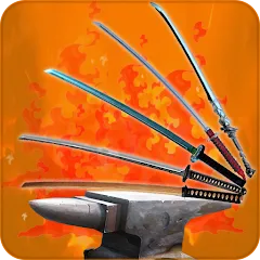 Скачать взломанную Katana Collection : blacksmith  [МОД Бесконечные монеты] - полная версия apk на Андроид