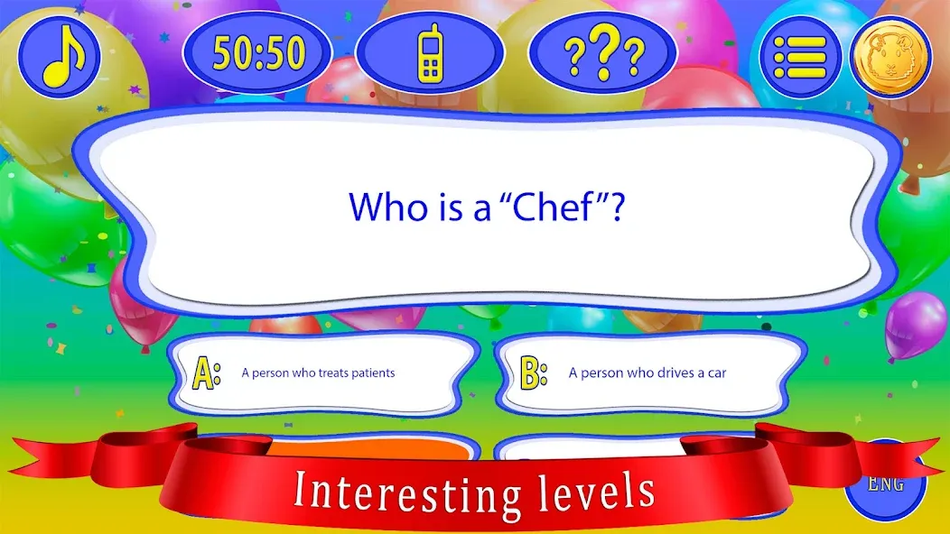 Kids Quiz Games: Millionaire  [МОД Все открыто] Screenshot 3