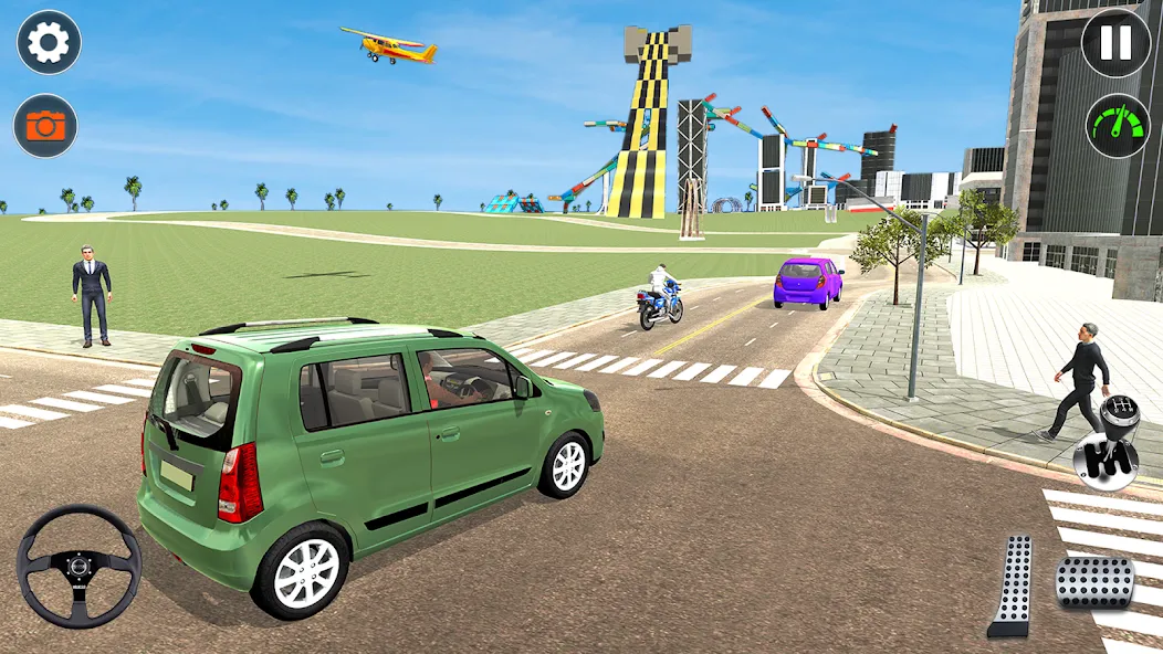 Indian Car Simulator: Car Game (Индийский автомобильный симулятор)  [МОД Много денег] Screenshot 3