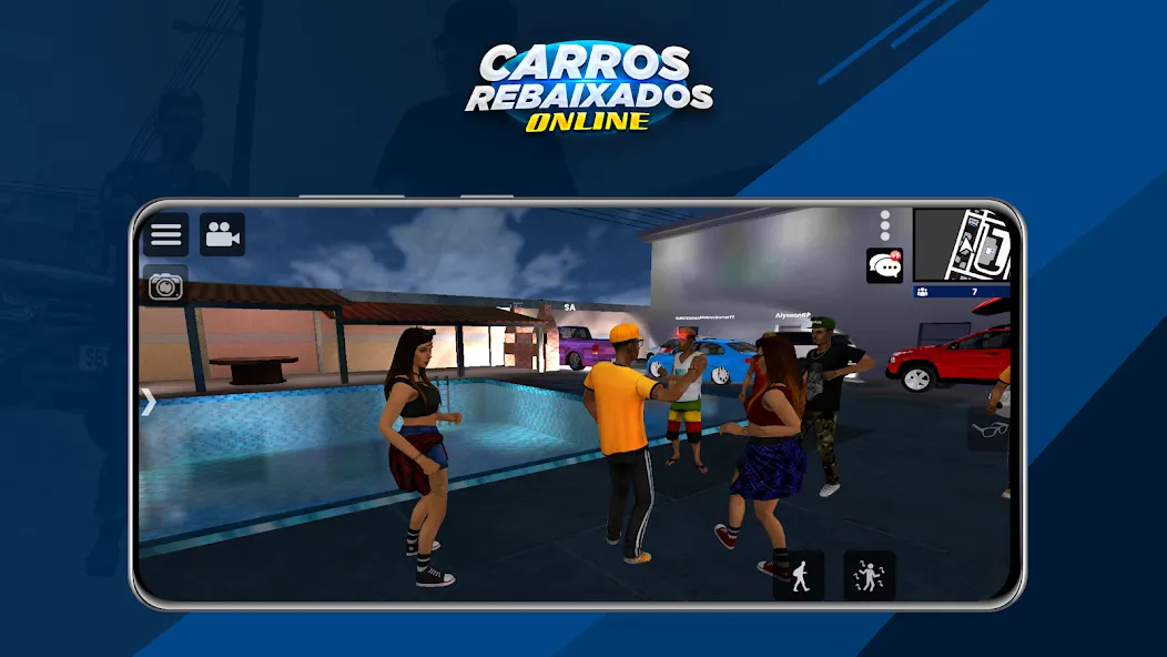 Carros Rebaixados Online (Каррос Ребайшадос Онлайн)  [МОД Бесконечные деньги] Screenshot 3