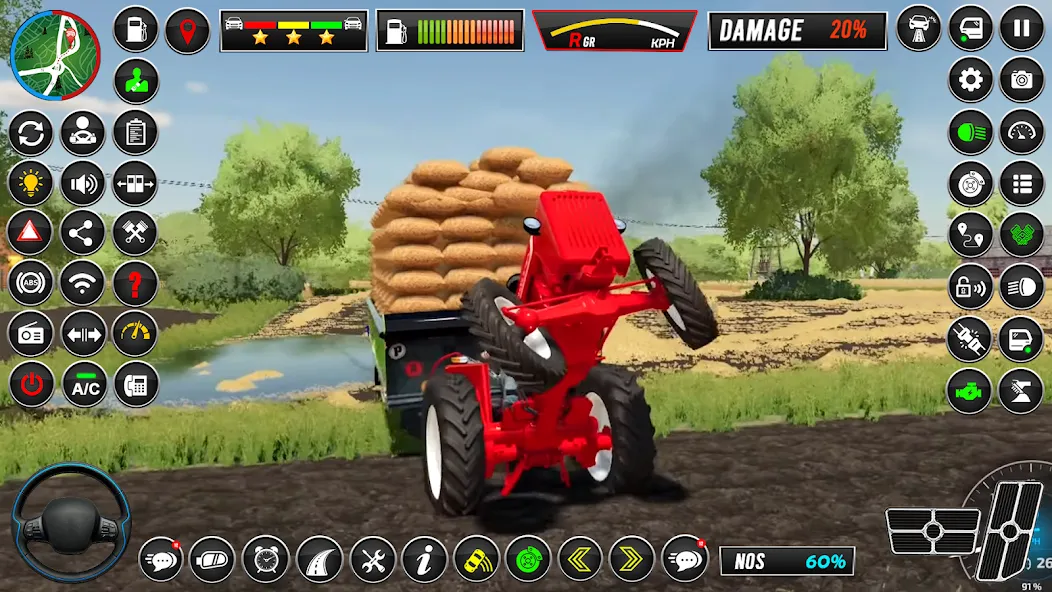 Indian Tractor Simulator Games  [МОД Меню] Screenshot 4