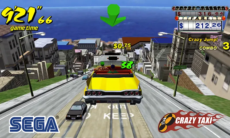 Crazy Taxi Classic (Крейзи Такси Классик)  [МОД Меню] Screenshot 1