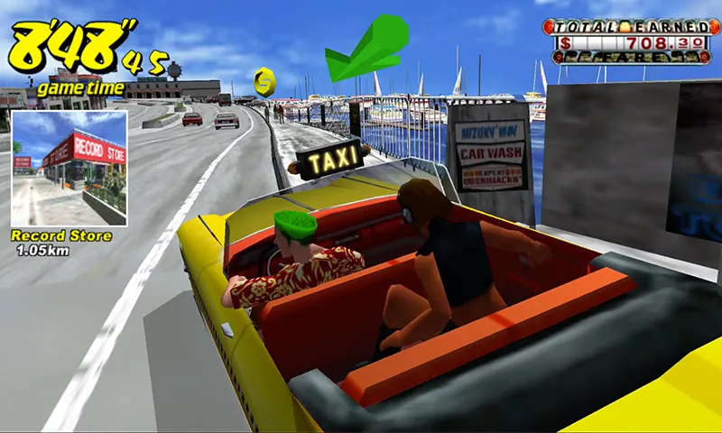 Crazy Taxi Classic (Крейзи Такси Классик)  [МОД Меню] Screenshot 2