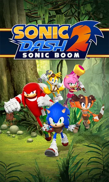 Sonic Dash 2: Sonic Boom Run (Соник Дэш 2)  [МОД Меню] Screenshot 1