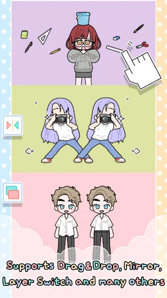 Pastel Friends : Dress Up Game  [МОД Unlimited Money] Screenshot 3