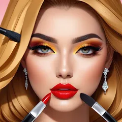 Взлом Fashion Artist: Makeup Game  [МОД Все открыто] - последняя версия apk на Андроид