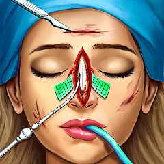 Взломанная Surgery Simulator Doctor Game  [МОД Бесконечные монеты] - полная версия apk на Андроид