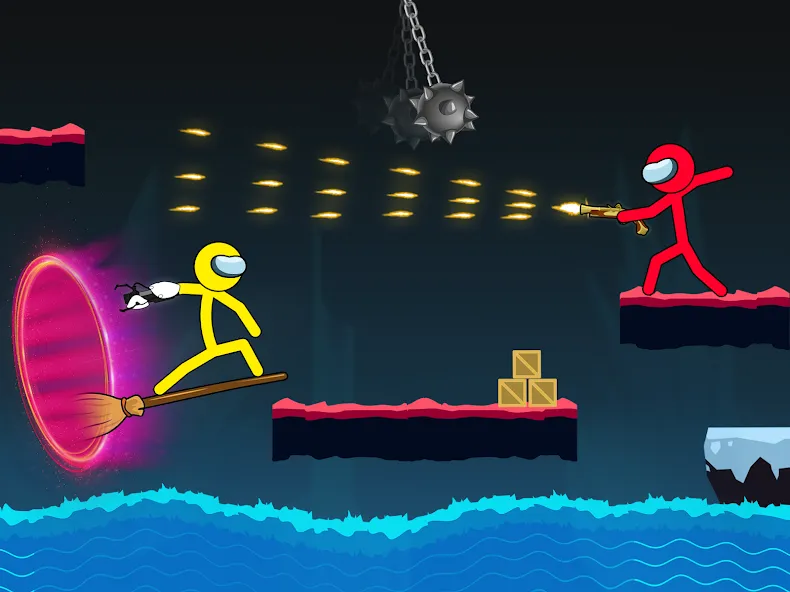 Stick-man Fighting Games  [МОД Menu] Screenshot 2