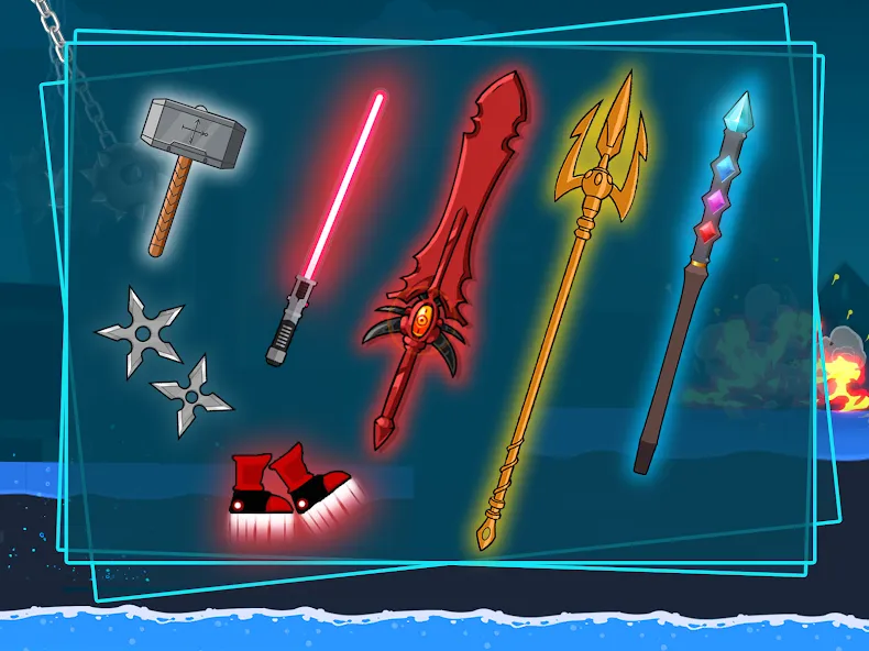 Stick-man Fighting Games  [МОД Menu] Screenshot 3