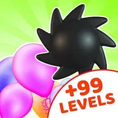 Взломанная Bounce and pop - Puff Balloon  [МОД Menu] - последняя версия apk на Андроид