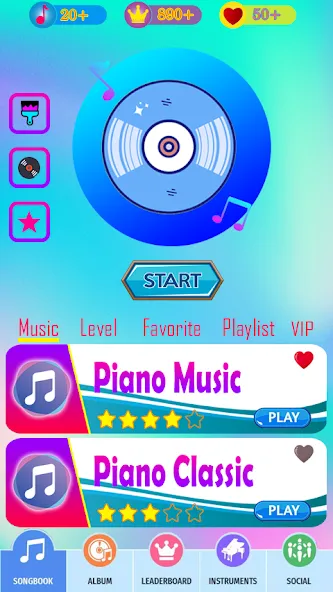 RaptorGamer Piano Tiles (РапторГеймер Пьяно Тайлс)  [МОД Все открыто] Screenshot 1