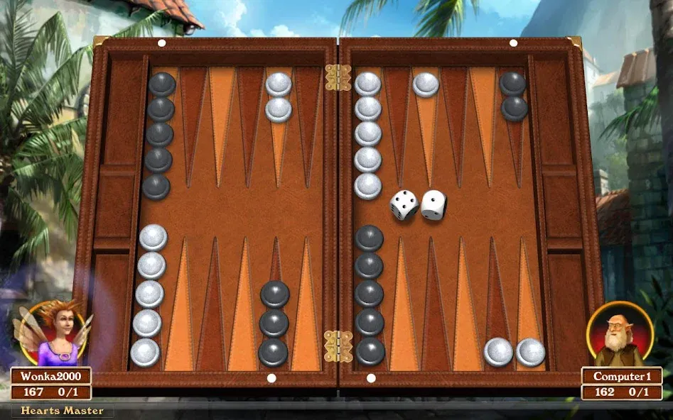 Hardwood Backgammon (Хардвуд Бэкгаммон)  [МОД Меню] Screenshot 1