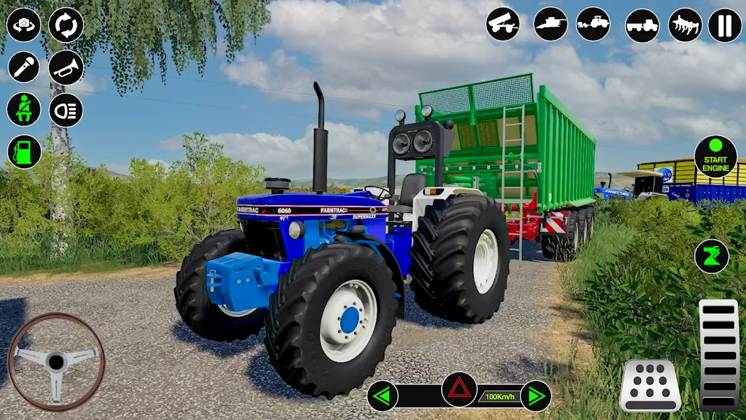 Farming Tractor Simulator Game  [МОД Бесконечные деньги] Screenshot 3