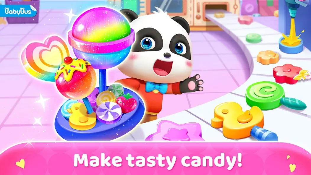 Little Panda's Candy Shop  [МОД Много денег] Screenshot 1