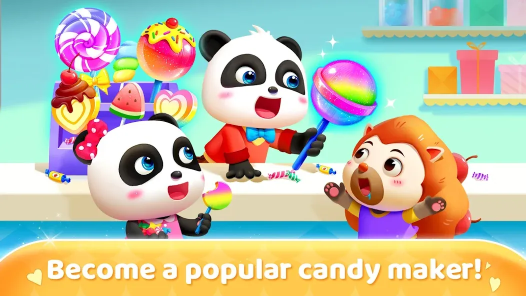 Little Panda's Candy Shop  [МОД Много денег] Screenshot 5