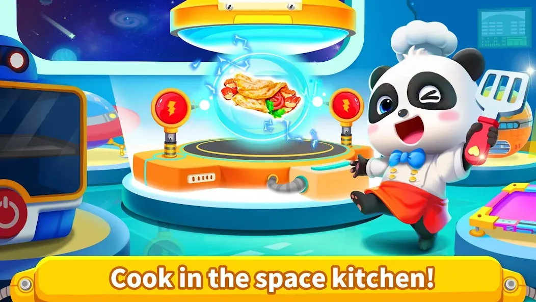 Little Panda's Space Kitchen  [МОД Unlimited Money] Screenshot 5