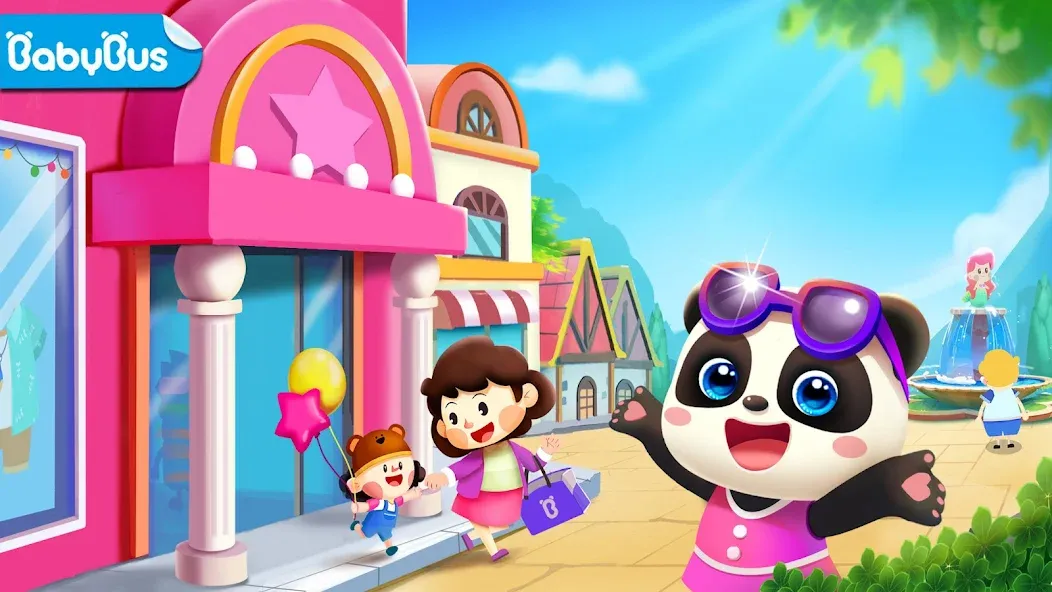 Little Panda's Town: Mall  [МОД Unlocked] Screenshot 1