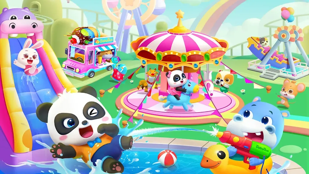 Baby Panda World: Kids Games  [МОД Бесконечные монеты] Screenshot 2