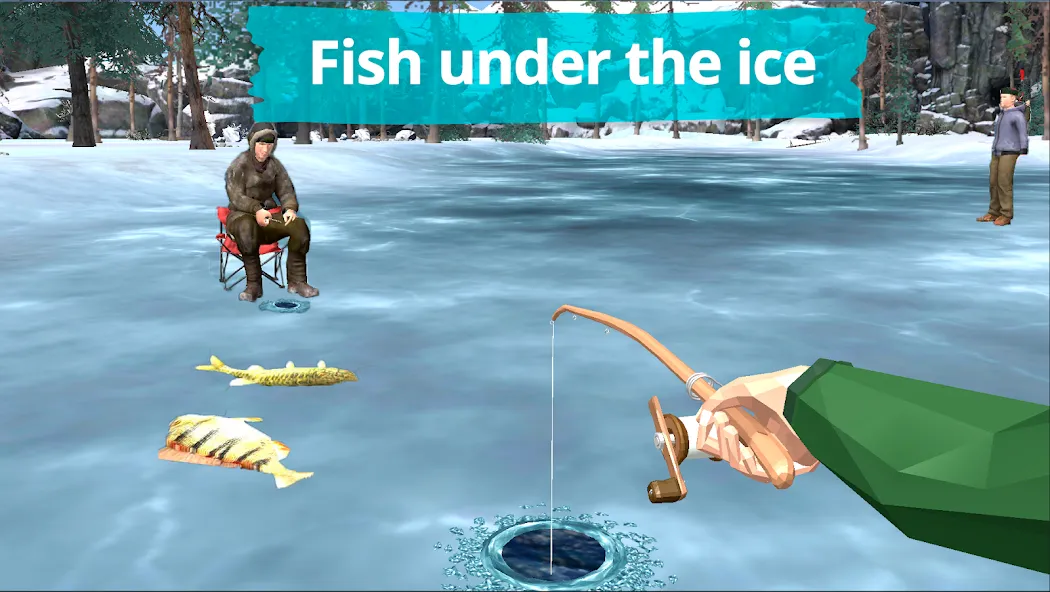 Fishing in the Winter. Lakes.  [МОД Mega Pack] Screenshot 1