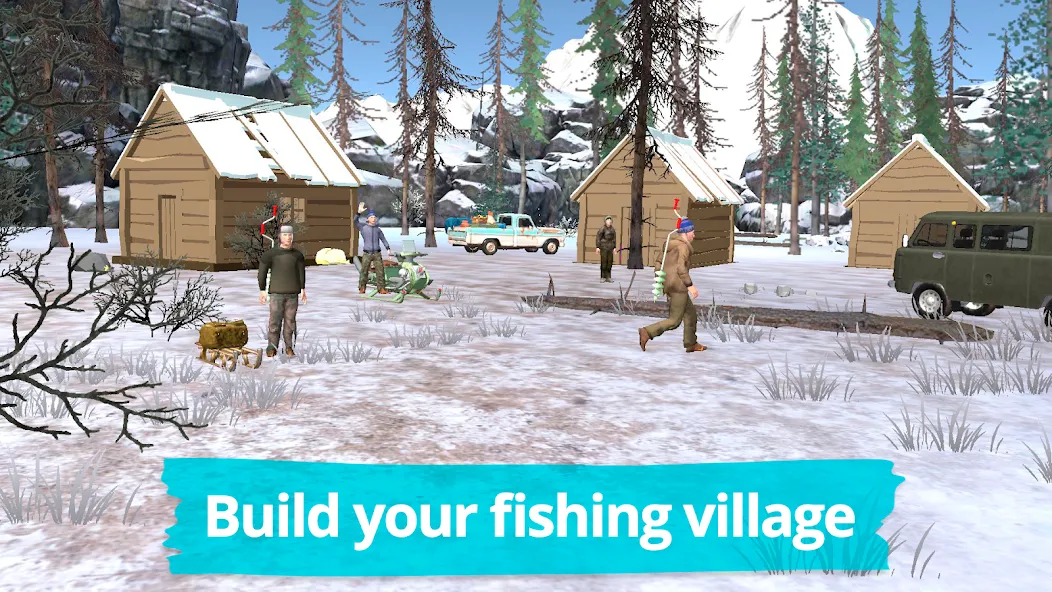 Fishing in the Winter. Lakes.  [МОД Mega Pack] Screenshot 2