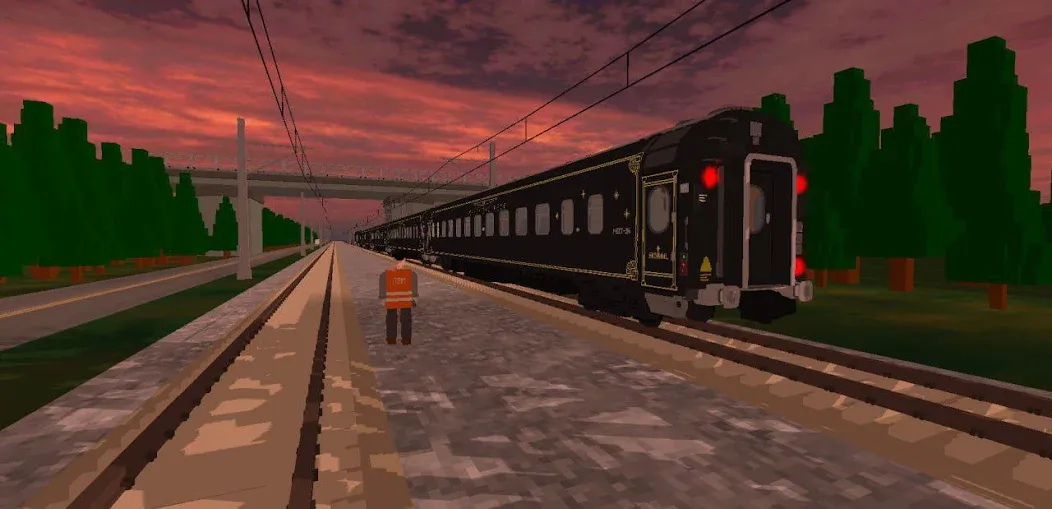 SkyRail - симулятор поезда СНГ (кайрейл)  [МОД Много монет] Screenshot 1