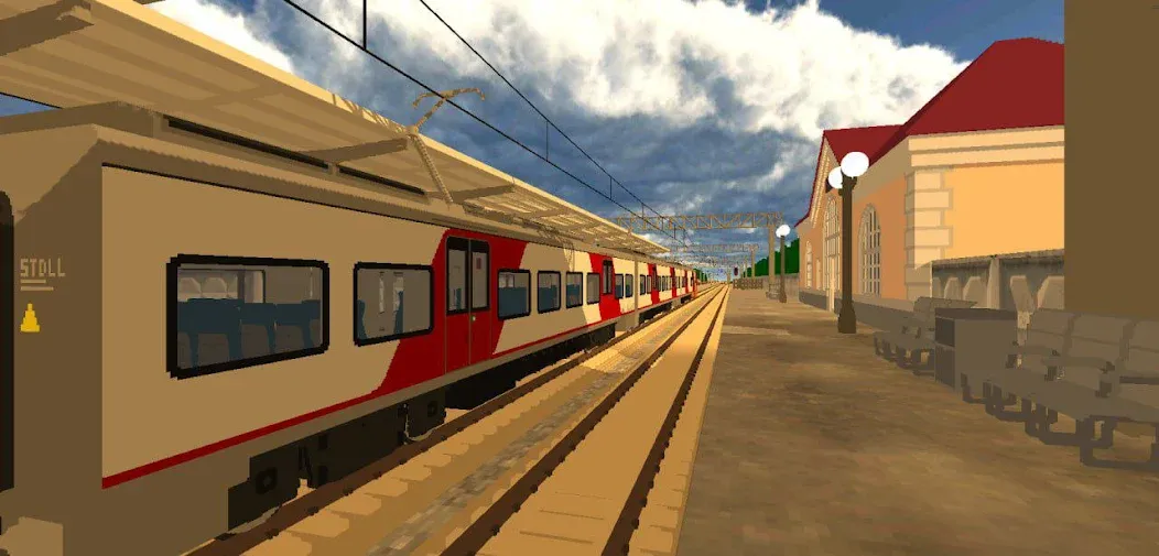 SkyRail - симулятор поезда СНГ (кайрейл)  [МОД Много монет] Screenshot 4