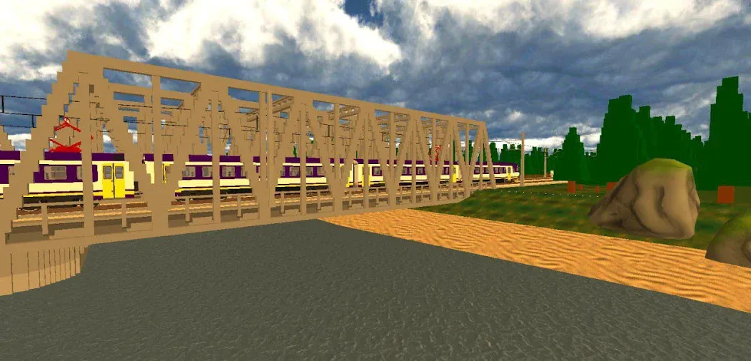 SkyRail - симулятор поезда СНГ (кайрейл)  [МОД Много монет] Screenshot 5