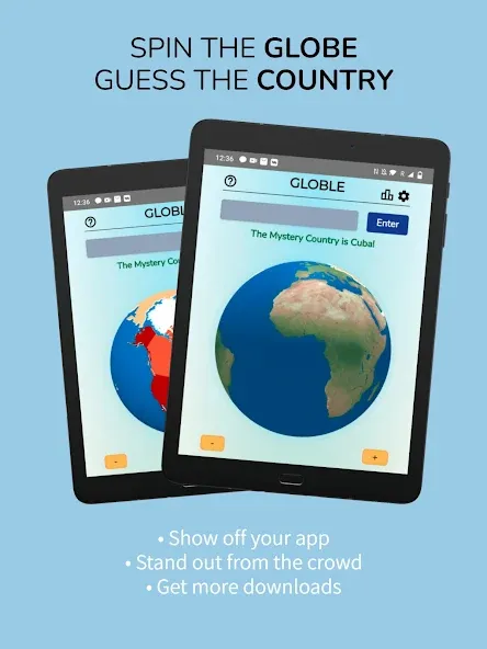 Globle - Country Guess Game (Глоубл)  [МОД Menu] Screenshot 5