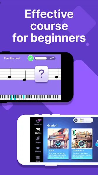 Simpia: Learn Piano Fast (Симпиа)  [МОД Все открыто] Screenshot 2