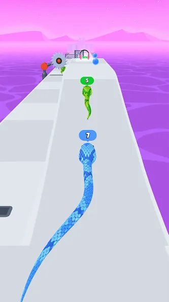 Snake Run Race・3D Running Game (Снейк Ран Рейс)  [МОД Unlocked] Screenshot 5