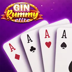 Взлом Gin Rummy Elite: Online Game (Джин Рамми)  [МОД Много монет] - последняя версия apk на Андроид